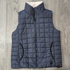 Rip Curl Anoeta II Anti Series Water Repellent Faux Shearling Lined Vest Wmn Med